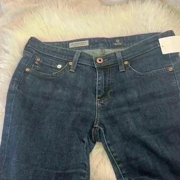 AG Adriano Goldschmied -The Stevie Petite Slim Straight Sz 27R - Picture 4 of 11
